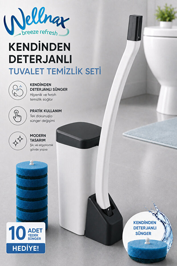 Wellnax Breeze Refresh Tuvalet Temizlik Seti